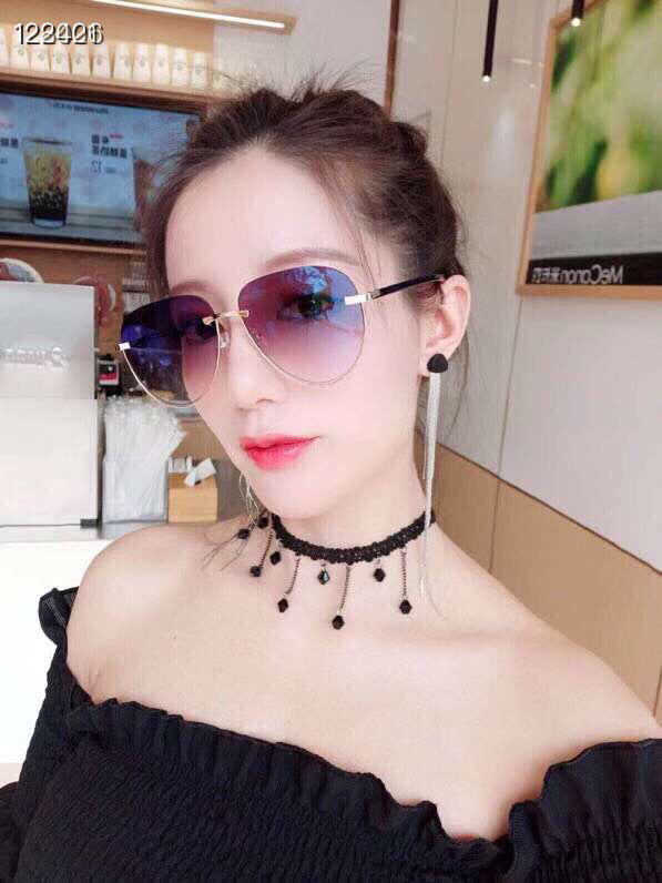 CHLOE克洛伊 2019新款 無框設計 鑽石切邊 明星範 時尚爆款墨鏡  lly1124